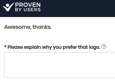 adding surveys to preference test in proven by users